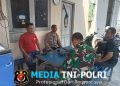 Jaga Jakarta Jaga Bekasi, Bhabinkamtibmas dan Babinsa Sambangi Warga Mekarjaya