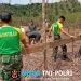Wujudkan Kemanunggalan dan Toleransi, Pos Kampung Jasa Satgas Pamtas Yonarmed 13/Nanggala Bersama Warga Gelar Kerja Bakti Pembangunan Gereja di Desa Jasa