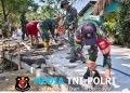 Bukan Sekadar Mengecor, Satgas TMMD Pastikan Jalan Aman hingga ke Pintu Rumah Warga