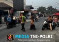 Polsek Kedungwaringin Gatur Lalin Pagi, Arus Kedungwaringin–Pebayuran Ramai Lancar