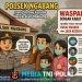 Waspada Kabut Asap! Polsek Ngabang Ingatkan Warga Jaga Kesehatan
