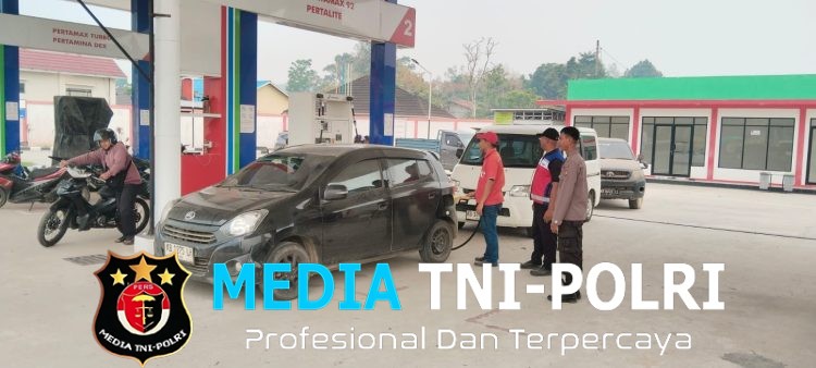 SPBU Jadi Sasaran Patroli Siang, Polisi Sengah Temila Ingatkan Karyawan Jangan Lengah