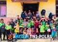 Semarakkan HUT Ke-81 RI, Pos Perumbang Satgas Yonarmed 13/Nanggala Gelar Beragam Lomba Kemerdekaan Bersama Siswa SDN 04 Kekurak