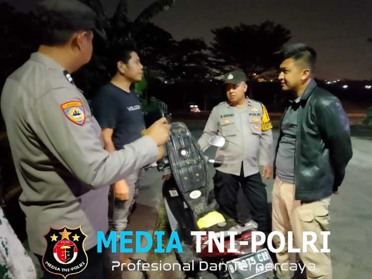 Polsek Cikarang Utara Gelar OKJ Dini Hari, Cegah 3C, Balap Liar dan Tawuran