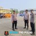 Polres Lampung Utara Amankan Lomba Gerak Jalan Pelajar di Stadion Sukung Kotabumi