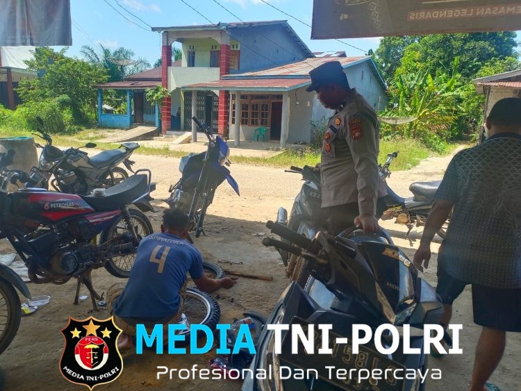 Dikira Ada Masalah, Polisi Datangi Bengkel Saat Patroli Siang, Ternyata Ini yang Dilakukan