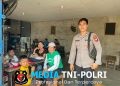 Meski Kabut Asap Menyelimuti, Polisi Tetap Hadir Sambangi Warga, Ibu-Ibu Diberi Imbauan Kamtibmas