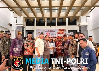 Polres Tulang Bawang Barat laksanakan Pengamanan kegiatan Aksi Damai Penyampaian Aspirasi Forum Masyarakat Buay Bulan Bersatu