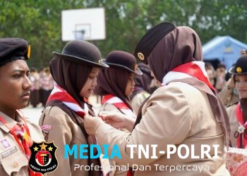 Wakil Bupati Pringsewu Umi Laila Buka Perkemahan PTA & Ujian SKU Pramuka Penegak Calon Bantara
