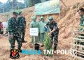 Kodim 0420/Sarko Tanam Rumpun Bambu dan Pohon Produktif, Dalam Rangka HUT Ke 1 Tahun Kodam XX/Tuanku Imam Bonjol