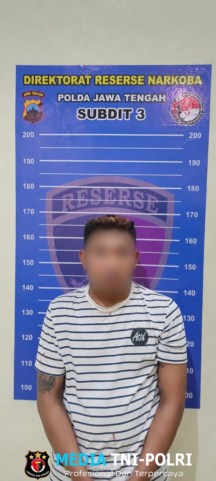 Dit Resnarkoba Polda Jateng Ungkap Peredaran Sabu di Surakarta, Residivis Diamankan dengan 8 Paket Sabu