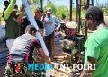 Kebersamaan TNI dan Masyarakat Wujudkan Harapan Air Bersih di Semangga Merauke