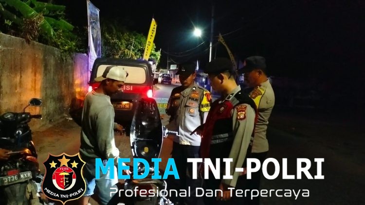 Polsek Muaragembong Gelar OKJ dan Patroli Biru, Antisipasi Kejahatan Jalanan