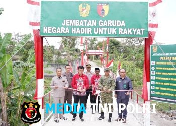 Dandim 0808/Blitar Hadiri Launching 2.500 Jembatan Garuda dan 3.000 Titik Air Bersih oleh Presiden Prabowo Subianto