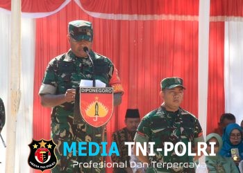 Dandim Wonogiri Bacakan Amanat Panglima Kodam IV/Diponegoro, TMMD Di Desa Brenggolo Resmi Di Tutup
