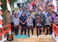 Dukung Peningkatan Ekonomi Masyarakat, Kapolda Lampung Resmikan Jembatan Merah Putih Presisi