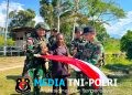 Menyala di Ufuk Mamberamo Satgas Yonif 645/GTY dan Koramil Kobakma Kobarkan Semangat Merah Putih Jelang HUT RI Ke-81 Mamberamo Tengah