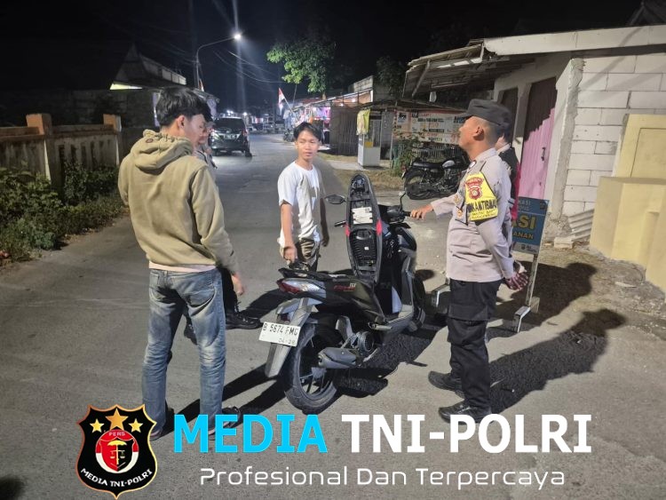 Polsek Muaragembong Gelar OKJ, Antisipasi Kejahatan Jalanan dan Tawuran