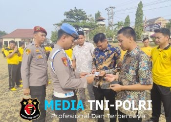 Wakapolres Lampung Utara Pimpin Gaktibplin, Cegah Pelanggaran Personel