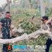 Polres Lampung Timur Gerak Cepat Evakuasi Pohon Tumbang, Arus Lalu Lintas Kembali Lancar