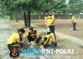 Polres Tulang Bawang Barat Laksanakan Kegiatan korvei Bersihkan di Lingkungan Mako, Wujudkan Lingkungan Kerja Bersih dan Nyaman