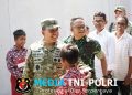 Dandim 0402/OKI Dampingi Danrem 044/Gapo Launching 2.500 Titik Jembatan Garuda dan 3.000 Titik Air Bersih