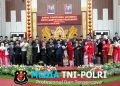 Bupati Pringsewu Hadiri Rapat Paripurna Istimewa DPRD Mendengarkan Pidato Kenegaraan Presiden RI