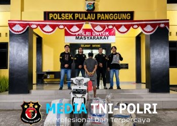 Polsek Pulau Panggung Tangkap Pencuri Kopi di Jemuran Ulu Belu