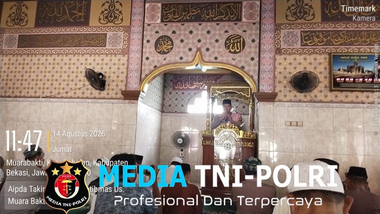Jaga Jakarta Jaga Bekasi, Safari Jumat Polsek Babelan Ajak Jamaah Jaga Persatuan dan Kamtibmas Jelang Pilkades