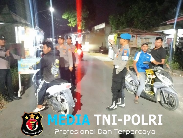 Jaga Jakarta Jaga Bekasi, Polsek Muaragembong Gelar OKJ dan Patroli Biru Antisipasi 3C hingga Tawuran