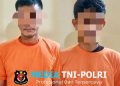 Dua Pelaku Pencurian Jambu Kristal di PT GGP Digelandang Petugas ke Polsek Terbanggi Besar