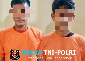Dua Pelaku Pencurian Jambu Kristal di PT GGP Digelandang Petugas ke Polsek Terbanggi Besar