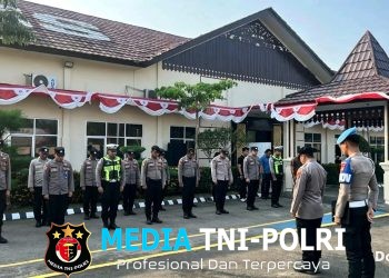 Pengamanan Jelang HUT RI ke-81 Polres Mesuji Gelar Apel Siaga dan Pantau Kamtibmas
