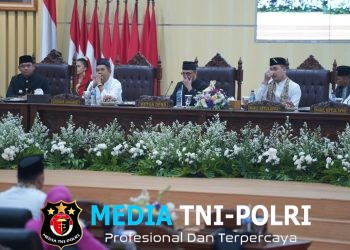 Jaga Jakarta Jaga Bekasi, Plh Kapolres Metro Bekasi Hadiri Pengukuhan Paskibraka Kabupaten Bekasi 2026
