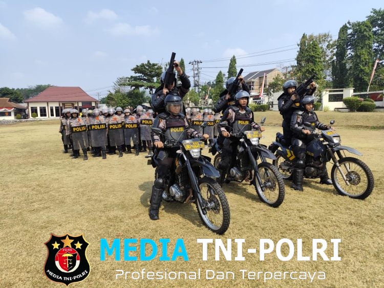Asah Kemampuan Personel, Polres Lampung Utara Gelar Latihan Dalmas
