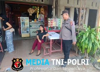 Pastikan HUT RI ke-81 Aman, Personel Subsektor Sompak Pantau Pusat Keramaian
