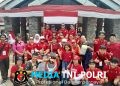 Semarak HUT ke-81 RI, Warga Mandor Tumpah Ruah Ikuti Senam dan Jalan Sehat