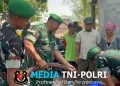 Sinergi Yonif TP 449/SH,PMI Sukoharjo, BPBD Sukoharjo dan Puskesmas Sukoharjo Atasi Kekeringan Di Kecamatan Tawangsari