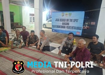 Jaga Jakarta Jaga Bekasi On The Spot, Polsek Cabangbungin Ajak Warga Setialaksana Jaga Kamtibmas Jelang Pilkades