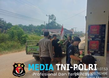 Saat Warga Menikmati Hari Libur, Polisi Meranti Tetap Berpatroli Jaga Keamanan