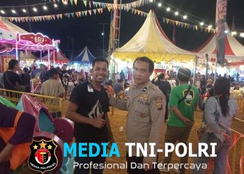 Malam Minggu Warga Penuh Keceriaan, Polisi Sengah Temila Hadir Pastikan Tetap Aman dan Nyaman