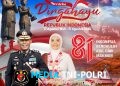 Mendekati Hari Kemerdekaan Kapolres Simalungun Beserta Staf dan Bhayangkari Sampaikan Ucapan Dirgahayu RI ke-81