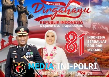 Mendekati Hari Kemerdekaan Kapolres Simalungun Beserta Staf dan Bhayangkari Sampaikan Ucapan Dirgahayu RI ke-81