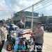 Sambut HUT RI ke-81, PJU Polres Mesuji dan Personel Sebarkan Semangat Lewat Bendera Merah Putih di Jalan Lintas Timur