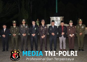 Polres Dairi Bersama TNI dan Pemkab Dairi Kobarkan Semangat Pahlawan Lewat Renungan Suci