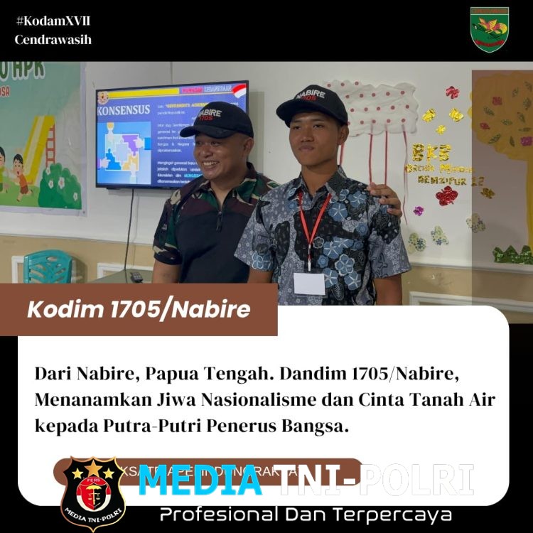 Kodim 1705/Nabire Bekali Calon Paskibraka dengan Wawasan Kebangsaan, Dandim Tekankan Disiplin dan Nasionalisme