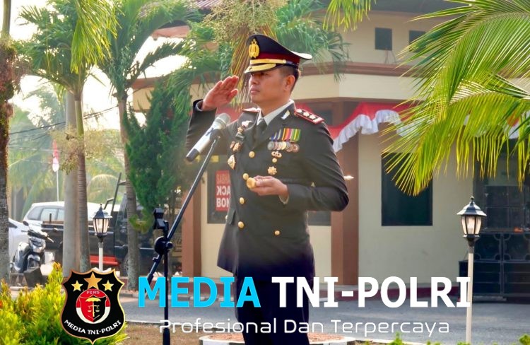 Kapolres Lampung Tengah Pimpin Upacara HUT ke-81 Kemerdekaan RI, Kobarkan Semangat Pengabdian