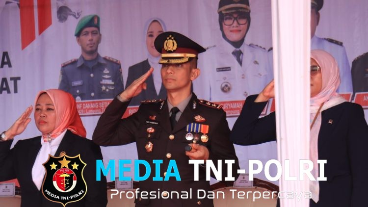 HUT RI ke-81, Kapolres Lamtim Ikuti Upacara Bersama Forkopimda