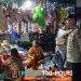 Di Tengah Ramainya Aktivitas Malam, Polisi Polsek Mandor Hadir Sapa Warga dan Pedagang
