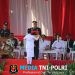 Kapolres Pringsewu Pimpin Upacara Penurunan Bendera HUT ke-81 RI
